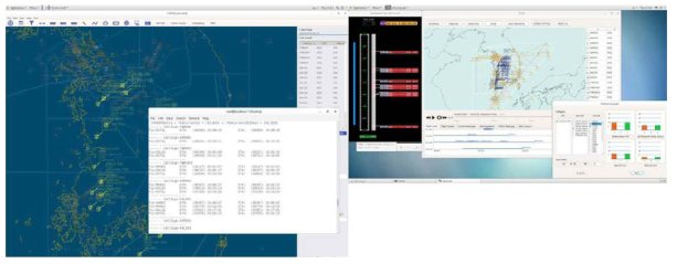 궤적기반항행을 위한 지상 시스템 화면 구성(CWP, TBSP, TIAST)