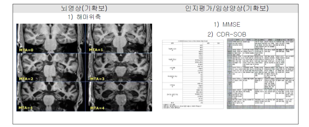 임상연계분석에 이용한 주요자료