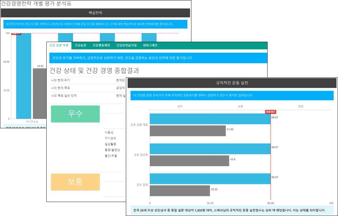 S-healthing 웹사이트의 건강 컨설트 평가 결과