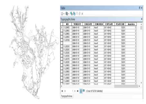 2006년 광교지구 시계열 공간정보 추가 개발 결과