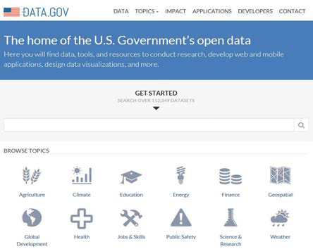 미국의 공공정보 플랫폼