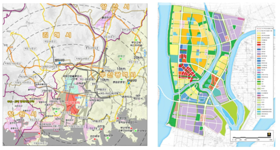 부산 EDC 스마트시티 토지이용계획