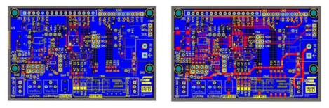 2-channel RES PV Measurement device의 PCB Layout