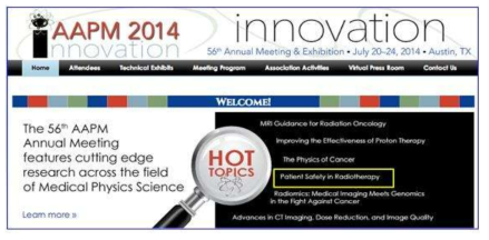 미국의학물리학회(AAPM)에서 화두로 논의되고 있는 방사선치료 안전관리