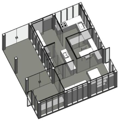 청년 1인 가구를 위한 Co-Working House BIM Modeling #.3