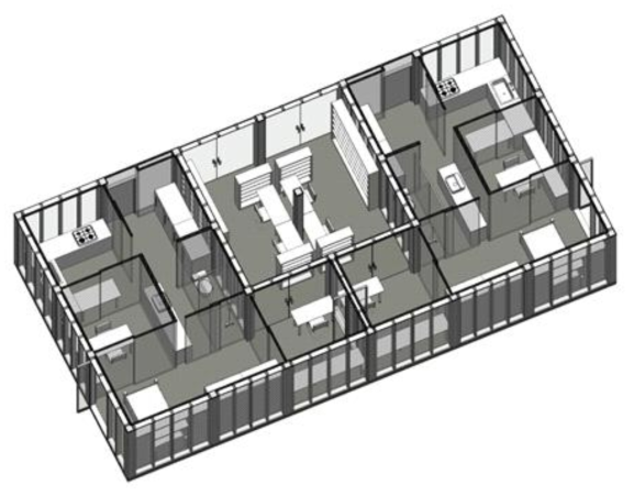 청년 1인 가구를 위한 Co-Working House BIM Modeling #.4