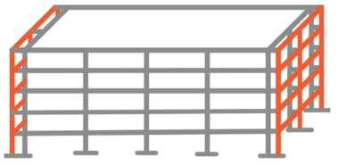 5층 2 경간 해석모델