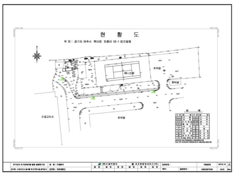 현황도 작성 결과물