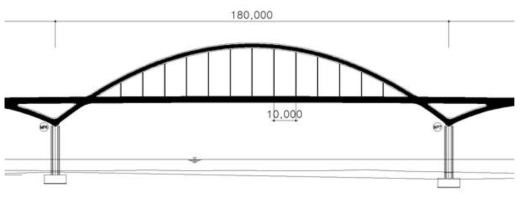 국내 아치교 종단교 (행어간격 = 10m)