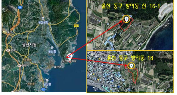 울산지역 수소가스 정압시설 위치