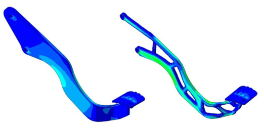 Example of topology optimization using TOSCA