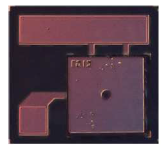 플립칩 본딩 완료된 10G 광수신 모듈용 칩온서브마운트