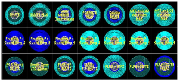 Edge Termination Test Pattern