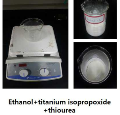 S-doped TiO2 제조