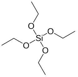 Tetraethyl orthosilicate의 구조