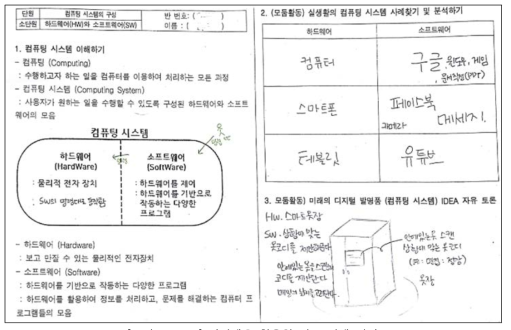 인터넷을 활용한 자료 검색 결과