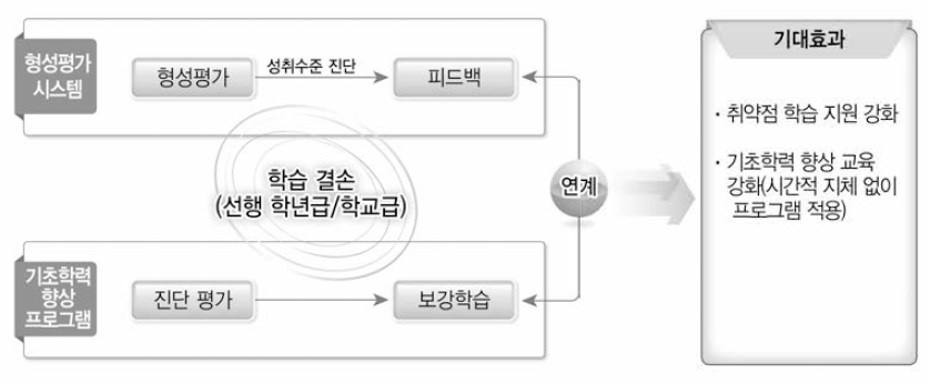 형성평가시스템 피드백과 기초학력 향상 프로그램의 연계