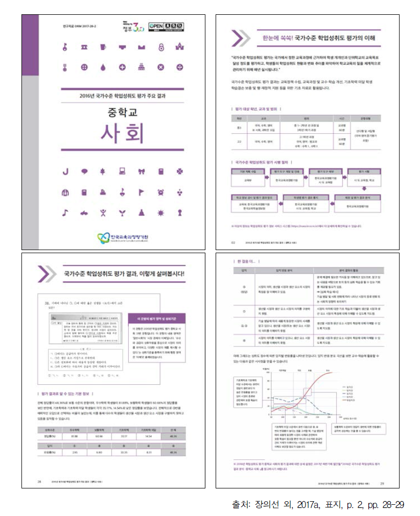 사회과 홍보자료 표지 및 내지