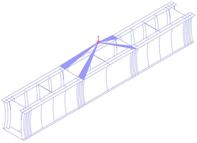 2F-Bending 해석모델 형상