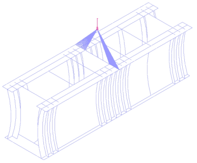 2F-Bending 해석모델 형상