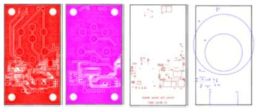 전기화학식 이산화질소 가스센서 모듈 PCB Artwork