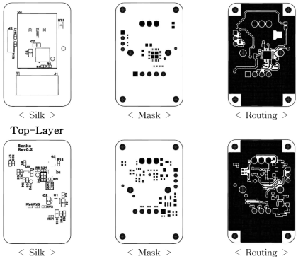 포름알데히드 가스센서 모듈 PCB Layout