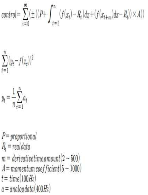 Real time PID algorithm 수식