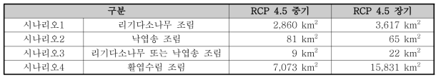 적응대책/옵션 평가 결과