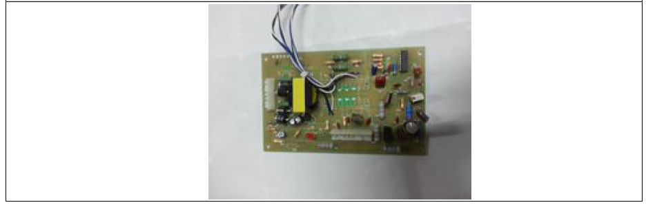 실제 발진부 PCB