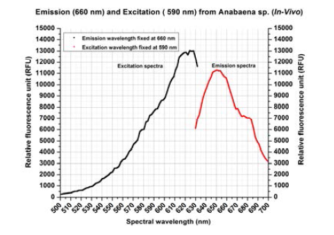 ▲ Excitation at 590nm Emission at 660nm
