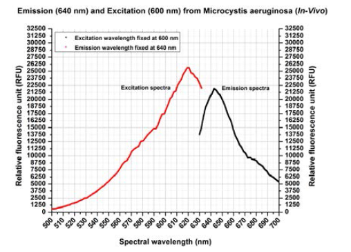 ▲ Excitation at 600nm Emission at 640nm