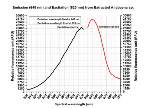 ▲ Excitation at 620nm Emission at 640nm