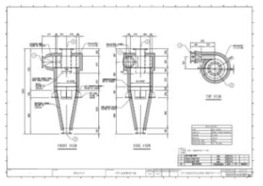 합성가스 사이클론 도면