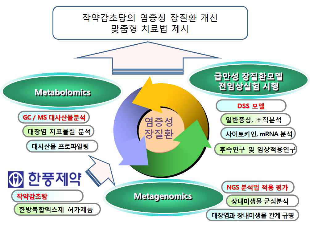 연구개발 추진 전략 및 방법 모식도