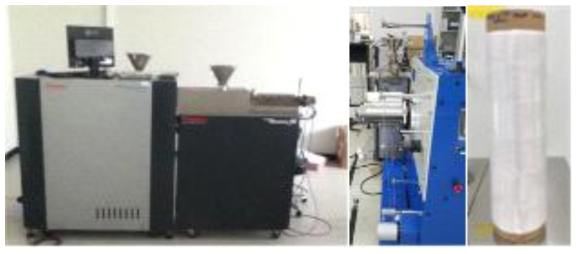 Lab scale용 방사설비 및 제조샘플