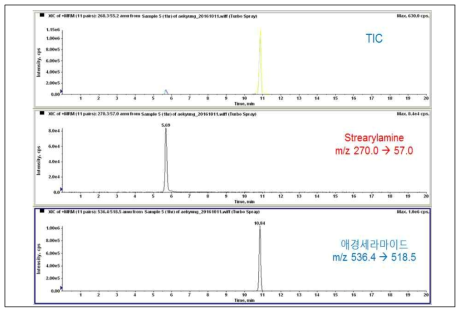 LC-MSMS 분석