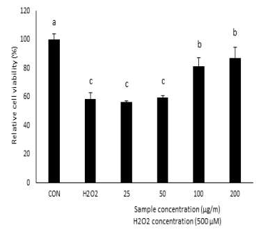 H2O2 Protective Effect of VCW in C2C12 Myotube Cell