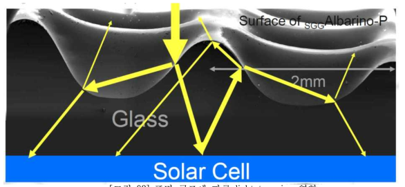 표면 구조에 따른 light trapping 영향