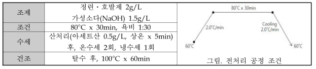 전처리 조건