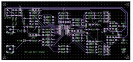 LTC-1068 test board artwork