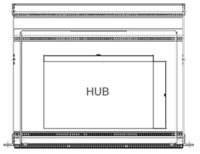 CAD of Rack Case - Top View