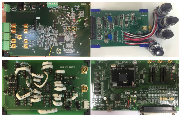 통합신호처리 모듈 각 기능별 샘플 PCB