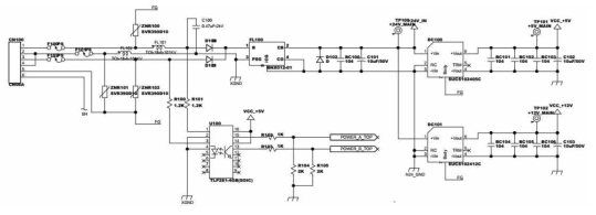 12V, 5V 전원 회로