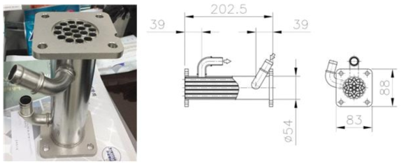 EGR Cooler 사진/도면