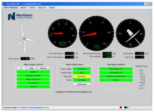 풍력발전기 모니터링 시스템 (Smart View HMI)
