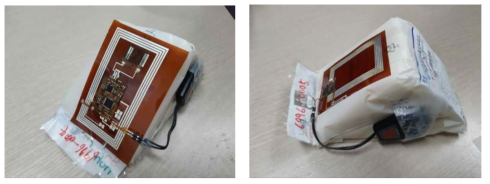 샌드위치에 부착한 NFC-인쇄전자 태그