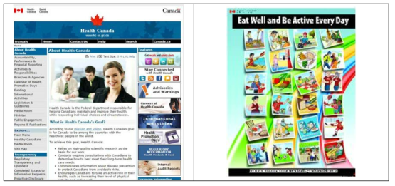 Health canada(www.hc-sc.gc.ca)
