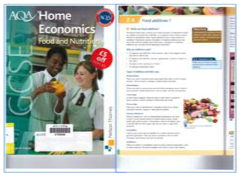 영국 고등학교 ‘Home Economics - Food and Nutrition’ 교과서 중 식품첨가물 내용
