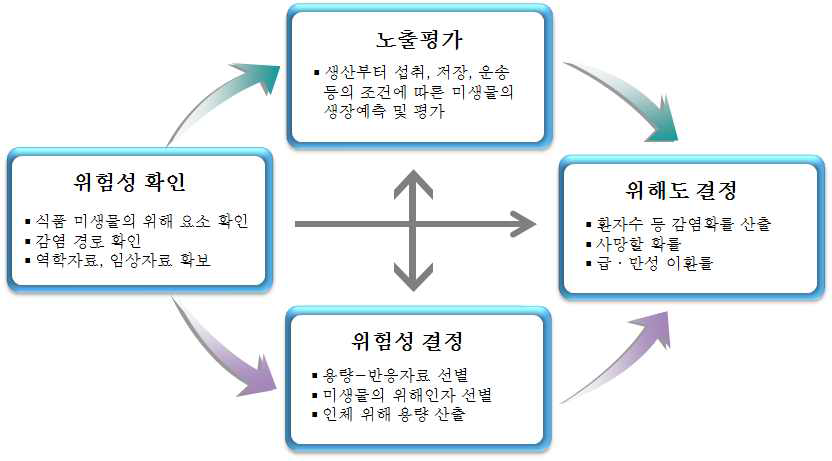 미생물 위해평가의 절차