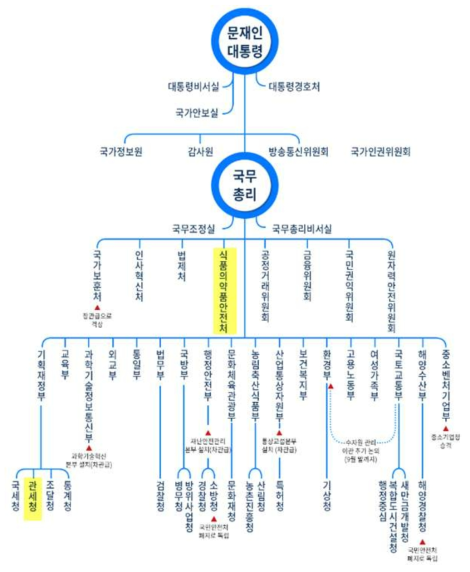 정부 조직도